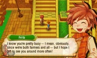 Fritz is your rival... and a big dork.