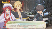 There is always time for discussion in Summon Night.