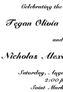 Standard Script Program