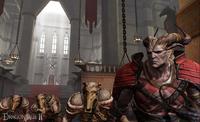 The Qunari received a makeover for Dragon Age 2.