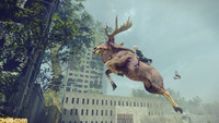 It should go without saying that you can also ride a moose in this game.