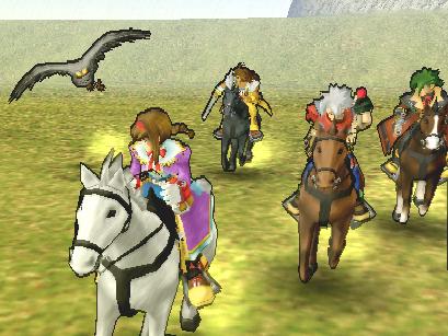 Exciting battles on horseback