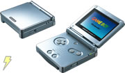 Game Boy Advance SP (Platinum Silver)